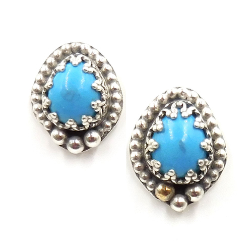 Click to view detail for DKC-2098 Earrings Kingman TQ Posts $86